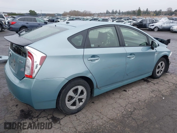2015 Toyota Prius Four with VIN JTDKN3DU0F1880273, listed as a IAAI auction lot 41808056 with 73,452 mi miles. Bid and sale history available at carsss.com. Image 4.