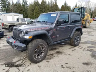 2023 Jeep Wrangler Rubicon with VIN 1C4HJXCG8PW642880, listed as a Copart auction lot 45548155 with 18,683 mi miles and Salvage title. Bid and sale history available at DreamBid. Image 1.