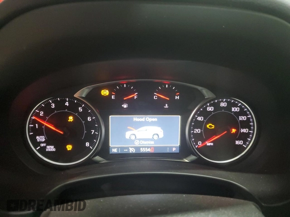 2024 GMC Terrain AT4 with VIN 3GKALYEG9RL267822, listed as a Copart auction lot 87405664 with 5,554 mi miles and Salvage Title. Bid and sale history available at DreamBid. Image 9.