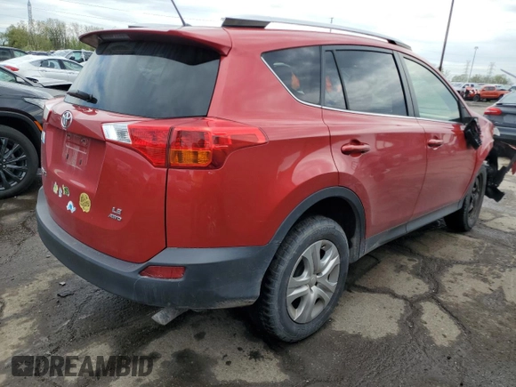 2015 Toyota RAV4 LE with VIN JTMBFREV4FJ029908, listed as a Copart auction lot 55443025 with 73,873 mi miles and Clean Title. Bid and sale history available at carsss.com. Image 3.