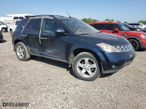2005 Nissan Murano SE with VIN JN8AZ08T05W302048, listed as a Copart auction lot 52430715 with 185,744 mi miles and Salvage Title. Bid and sale history available at carsss.com. Image 4.
