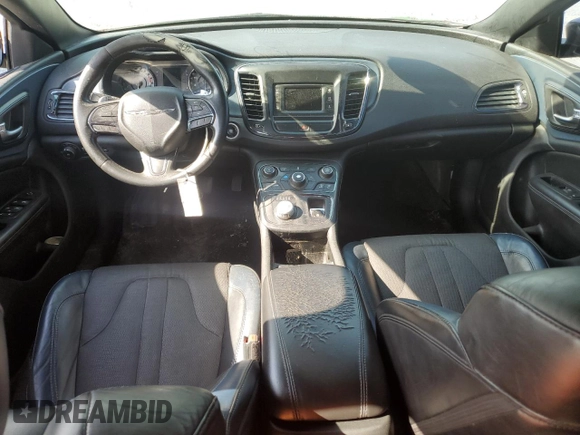2015 Chrysler 200 S with VIN 1C3CCCBB1FN655126, listed as a Copart auction lot 57290915 with 148,355 mi miles and Salvage title. Bid and sale history available at DreamBid. Image 8.