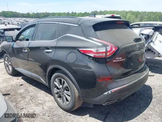 2017 Nissan Murano SL with VIN 5N1AZ2MG0HN111557, listed as a IAAI auction lot 42051550 with 225,668 mi miles. Bid and sale history available at carsss.com. Image 3.