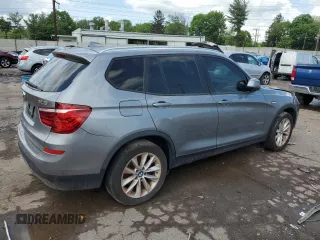 2016 BMW X3 xDrive28i with VIN 5UXWX9C57G0D63313, listed as a Copart auction lot 55705815 with 122,723 mi miles and Clean Title. Bid and sale history available at DreamBid. Image 3.