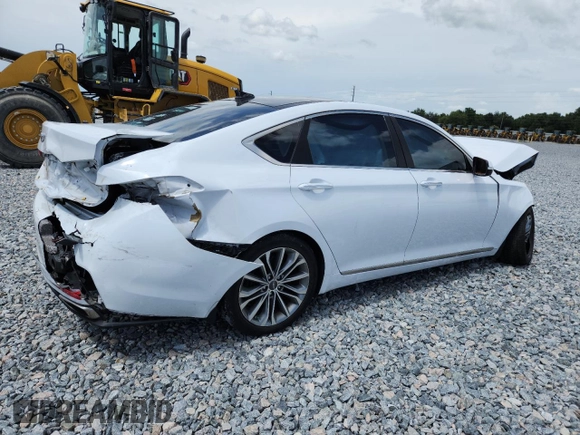 2017 Genesis G80 3.8L z VIN KMHGN4JE5HU167732, wystawiony jako Copart lot #61916625 z przebiegiem Nie podano mil oraz Szkoda całkowita • Salvage title. Historia ofert i sprzedaży dostępna na DreamBid. Obrazek 3.