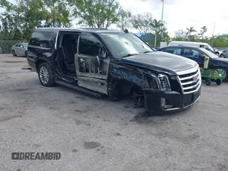 2017 Cadillac Escalade ESV Standard z VIN 1GYS3GKJ6HR158570, wystawiony jako IAAI lot #41998329 z przebiegiem Nie podano mil oraz . Historia ofert i sprzedaży dostępna na DreamBid. Obrazek 1.