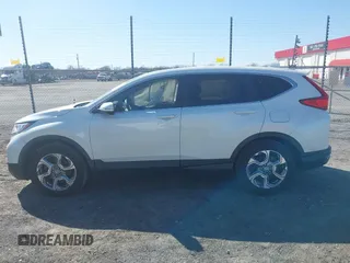 2017 Honda CR-V EX with VIN 2HKRW1H58HH519386, listed as a IAAI auction lot 41777509 with 76,499 mi miles. Bid and sale history available at carsss.com. Image 14.