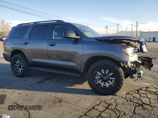 2021 Toyota Sequoia TRD Sport with VIN 5TDCY5B19MS184074, listed as a Copart auction lot 41535935 with 104,810 mi miles and Salvage Title. Bid and sale history available at carsss.com. Image 4.