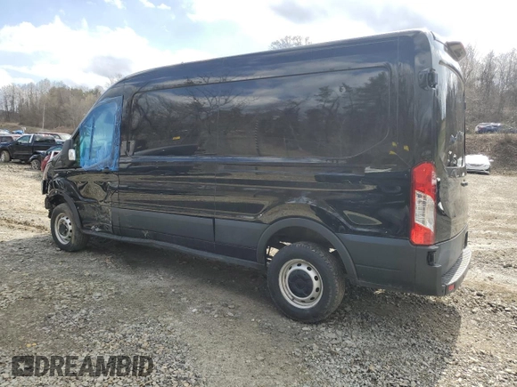 2021 Ford Transit Cargo with VIN 1FTBR1C82MKA77940, listed as a Copart auction lot 49711275 with 34,989 mi miles and Salvage Title. Bid and sale history available at DreamBid. Image 2.