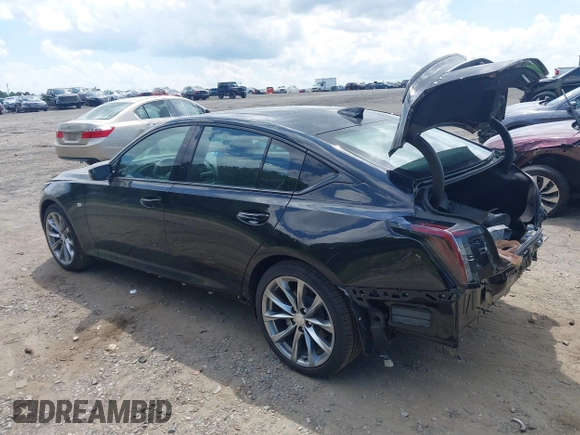 2024 Cadillac CT5 Sport z VIN 1G6DP5RK3R0127081, wystawiony jako IAAI lot #42319697 z przebiegiem 4 093 mil mil oraz . Historia ofert i sprzedaży dostępna na DreamBid. Obrazek 3.