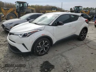 2019 Toyota C-HR XLE z VIN NMTKHMBX7KR073500, wystawiony jako Copart lot #53596395 z przebiegiem 91 934 mil mil oraz Szkoda całkowita • Salvage title. Historia ofert i sprzedaży dostępna na DreamBid. Obrazek 1.