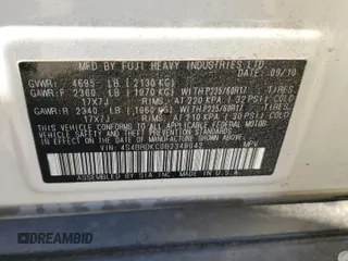 2011 Subaru Outback Limited Power Moon z VIN 4S4BRDKC0B2348042, wystawiony jako Copart lot #57184245 z przebiegiem 186 366 mil mil oraz Szkoda całkowita • Salvage title. Historia ofert i sprzedaży dostępna na DreamBid. Obrazek 12.