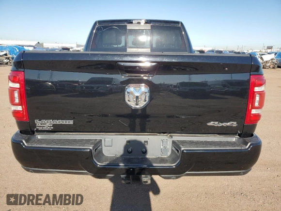 2023 Ram 2500 Laramie with VIN 3C6UR5FL4PG580565, listed as a Copart auction lot 53915245 with 13,948 mi miles and Salvage Title. Bid and sale history available at carsss.com. Image 6.