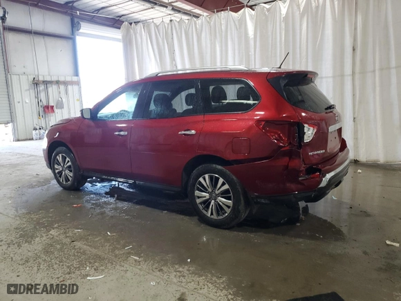 2018 Nissan Pathfinder SL with VIN 5N1DR2MM2JC655496, listed as a Copart auction lot 48126015 with 134,351 mi miles and Salvage Title. Bid and sale history available at carsss.com. Image 2.