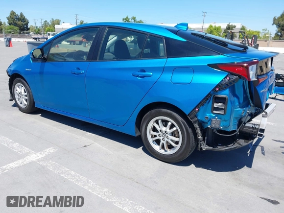 2022 Toyota Prius L Eco with VIN JTDKAMFU1N3164838, listed as a IAAI auction lot 42234309 with 45,451 mi miles and . Bid and sale history available at DreamBid. Image 3.