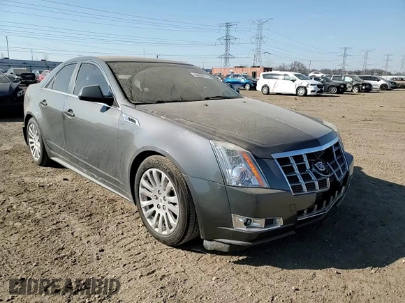 2012 Cadillac CTS Premium with VIN 1G6DS5E30C0129391, listed as a Copart auction lot 48699715 with 132,357 mi miles and Salvage title. Bid and sale history available at DreamBid. Image 11.