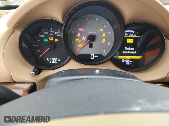 2013 Porsche Boxster S with VIN WP0CB2A85DS132155, listed as a Copart auction lot 89002615 with 61,102 mi miles and Non Repairable. Bid and sale history available at carsss.com. Image 9.