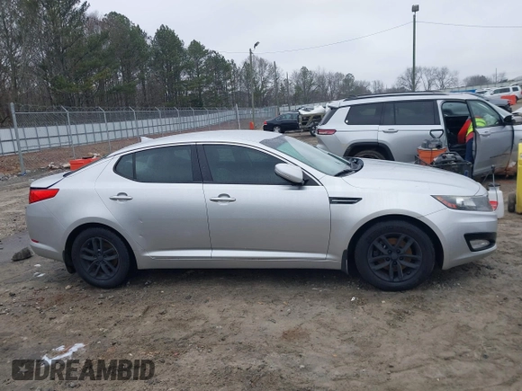 2013 Kia Optima LX with VIN KNAGM4A7XD5337481, listed as a IAAI auction lot 41195440 with 118,116 mi miles. Bid and sale history available at carsss.com. Image 13.