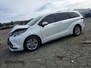 2023 Toyota Sienna Platinum with VIN 5TDESKFC5PS087348, listed as a Copart auction lot 45996745 with 30,307 mi miles and Salvage Title. Bid and sale history available at DreamBid. Image 1.