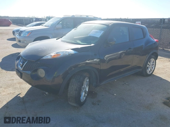 2014 Nissan Juke S with VIN JN8AF5MR5ET361114, listed as a IAAI auction lot 41688371 with 1 mi miles. Bid and sale history available at carsss.com. Image 2.