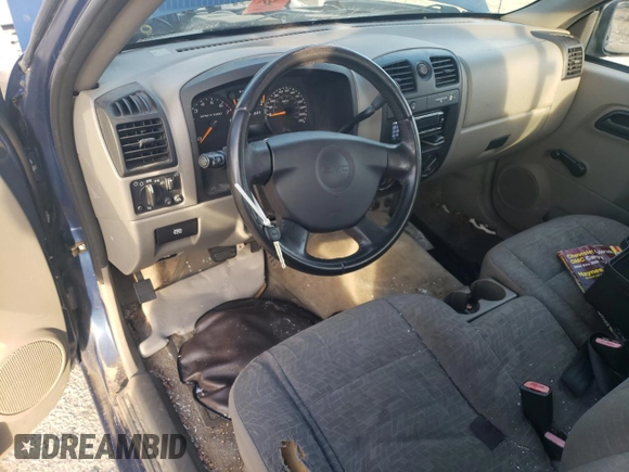 2005 GMC Canyon SL Z85 with VIN 1GTCS148858240144, listed as a Copart auction lot 43512705 with 0 mi miles and Clean Title. Bid and sale history available at carsss.com. Image 8.