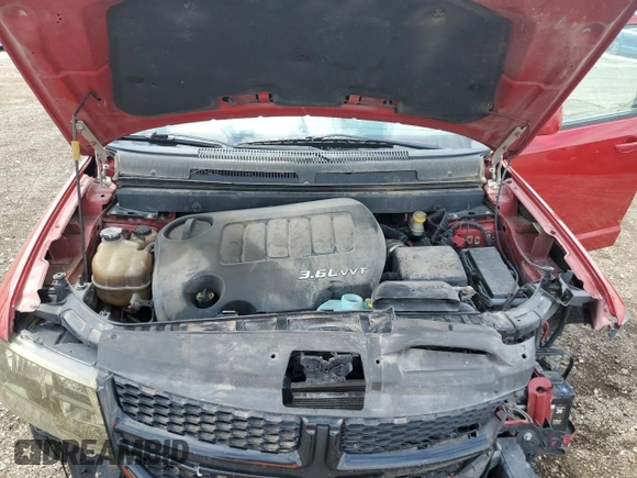 2015 Dodge Journey Crossroad with VIN 3C4PDDGG3FT740635, listed as a Copart auction lot 57762665 with 140,075 mi miles and Salvage title. Bid and sale history available at DreamBid. Image 12.