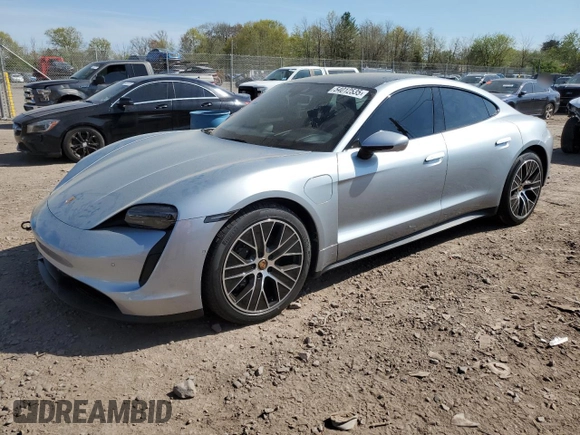 2022 Porsche Taycan z VIN WP0AA2Y19NSA15847, wystawiony jako Copart lot #54012535 z przebiegiem 28 002 mil mil oraz Szkoda całkowita • Salvage title. Historia ofert i sprzedaży dostępna na DreamBid. Obrazek 1.