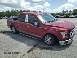 2015 Ford F-150 XL with VIN 1FTEW1CF2FKE96734, listed as a Copart auction lot 61216835 with 77,726 mi miles and Salvage title. Bid and sale history available at DreamBid. Image 4.