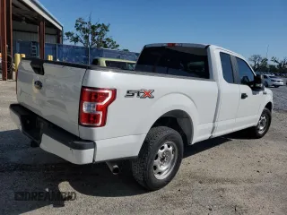 2018 Ford F-150 XL with VIN 1FTEX1CPXJFA88747, listed as a Copart auction lot 41853415 with 64,815 mi miles and Salvage Title. Bid and sale history available at carsss.com. Image 3.