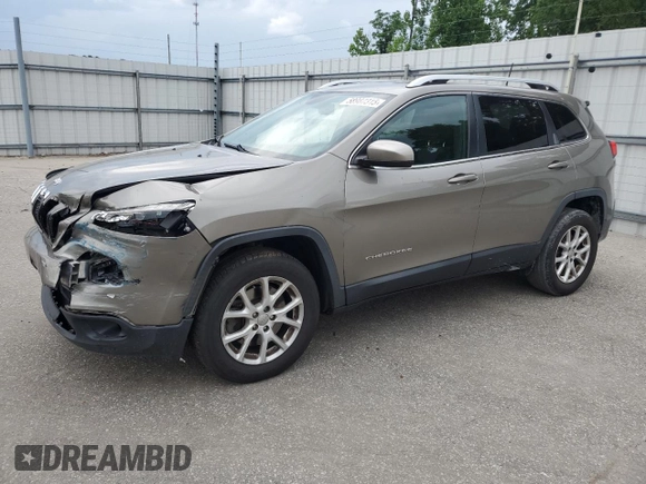 2018 Jeep Cherokee Latitude with VIN 1C4PJMCX9JD570763, listed as a Copart auction lot 58987315 with 131,990 mi miles and Salvage title. Bid and sale history available at DreamBid. Image 1.