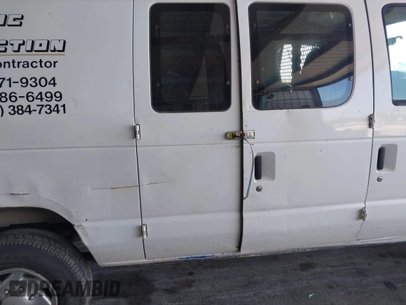 2014 Ford Econoline Cargo Commercial with VIN 1FTNE2EW3EDA31341, listed as a IAAI auction lot 42148317 with 146,158 mi miles and . Bid and sale history available at carsss.com. Image 17.