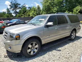 2008 Ford Expedition EL Limited with VIN 1FMFK20508LA24056, listed as a Copart auction lot 60408054 with 146,834 mi miles and Salvage Title. Bid and sale history available at carsss.com. Image 1.