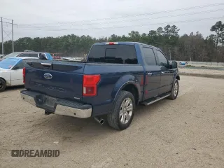 2018 Ford F-150 XL with VIN 1FTEW1CP5JKC81186, listed as a Copart auction lot 45587055 with 148,636 mi miles and Salvage Title. Bid and sale history available at carsss.com. Image 3.