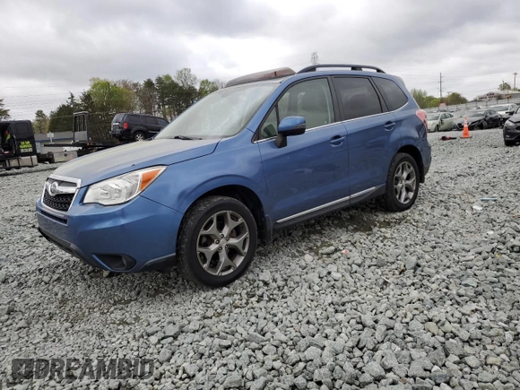 2016 Subaru Forester 2.5i Touring with VIN JF2SJAXC9GH539838, listed as a Copart auction lot 51386795 with 205,413 mi miles and Salvage Title. Bid and sale history available at carsss.com. Image 1.