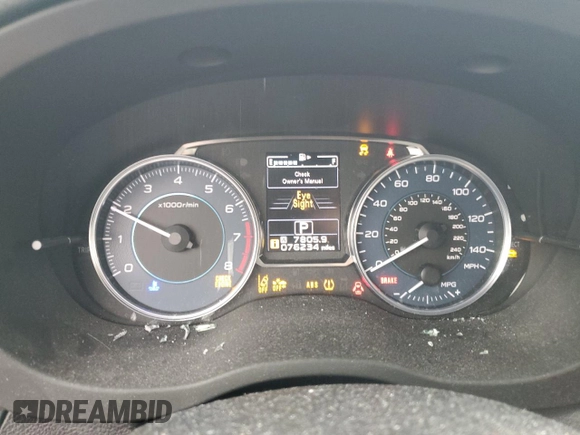 2017 Subaru Crosstrek Premium with VIN JF2GPADC2H8218962, listed as a Copart auction lot 61452145 with 76,234 mi miles and Salvage title. Bid and sale history available at DreamBid. Image 9.