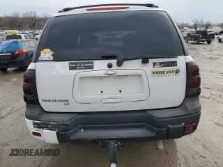 2007 Chevrolet TrailBlazer LS with VIN 1GNDS13S572165188, listed as a Copart auction lot 89381025 with Not Provided miles and Salvage Title. Bid and sale history available at DreamBid. Image 6.