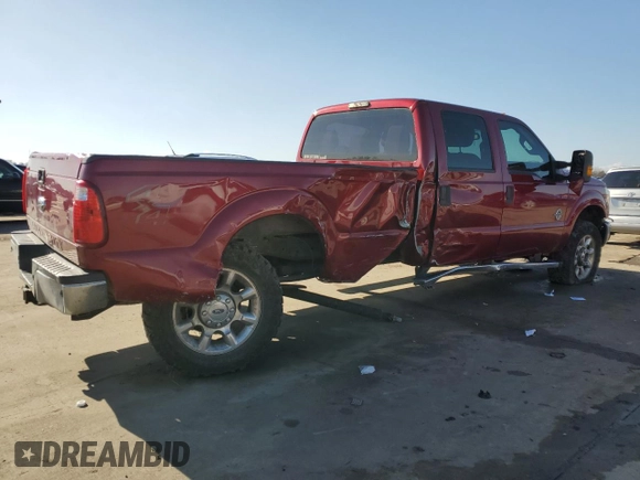2015 Ford Super Duty F-250 SRW Lariat with VIN 1FT7W2BT5FED52776, listed as a Copart auction lot 44997645 with 245,240 mi miles and Salvage Title. Bid and sale history available at carsss.com. Image 3.