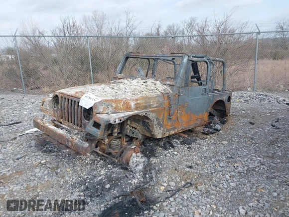 2003 Jeep Wrangler Sport with VIN 1J4FA49S93P332687, listed as a IAAI auction lot 41784329 with 1 mi miles. Bid and sale history available at carsss.com. Image 2.