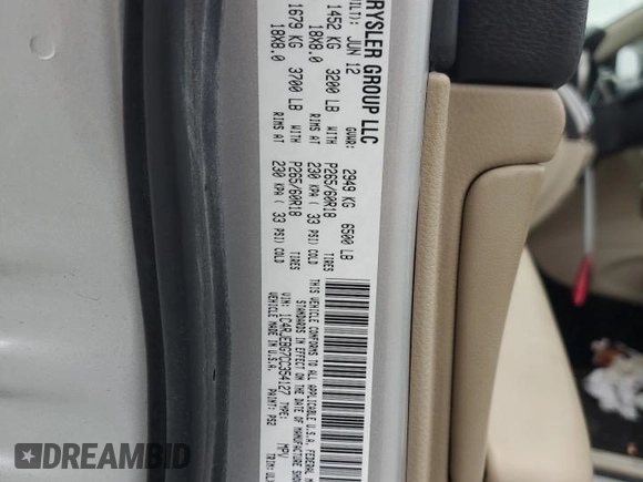 2012 Jeep Grand Cherokee Limited with VIN 1C4RJEBG7CC354127, listed as a Copart auction lot 44408345 with 134,663 mi miles and Salvage Title. Bid and sale history available at carsss.com. Image 15.