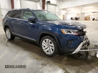 2021 Volkswagen Atlas SEL with VIN 1V2BP2CA9MC557058, listed as a Copart auction lot 40885974 with 50,966 mi miles and . Bid and sale history available at DreamBid. Image 4.