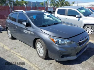 2018 Subaru Impreza Premium with VIN 4S3GTAB60J3720508, listed as a IAAI auction lot 41611561 with 181,559 mi miles. Bid and sale history available at carsss.com. Image 1.