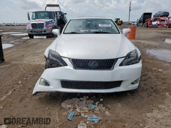 2009 Lexus IS 250 with VIN JTHBK262395093408, listed as a Copart auction lot 64627095 with 184,822 mi miles and Clean title. Bid and sale history available at DreamBid. Image 5.