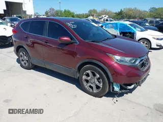 2017 Honda CR-V EX with VIN 7FARW1H51HE007293, listed as a IAAI auction lot 41768836 with 86,553 mi miles. Bid and sale history available at carsss.com. Image 1.