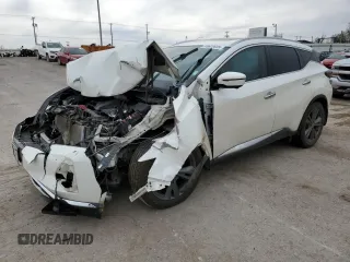 2020 Nissan Murano Platinum z VIN 5N1AZ2DJ0LN132025, wystawiony jako Copart lot #48622685 z przebiegiem 56 465 mil mil oraz Szkoda całkowita • Salvage title. Historia ofert i sprzedaży dostępna na DreamBid. Obrazek 1.