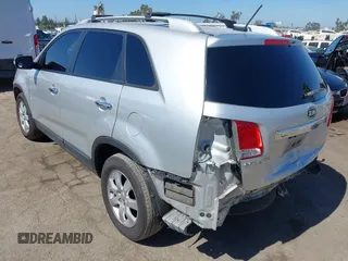 2013 Kia Sorento LX with VIN 5XYKT4A6XDG356336, listed as a IAAI auction lot 42503679 with 236,752 mi miles and . Bid and sale history available at DreamBid. Image 3.