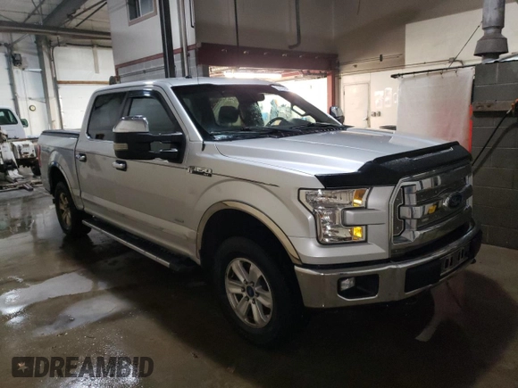 2017 Ford F-150 XL with VIN 1FTEW1EG8HKD36107, listed as a Copart auction lot 46004555 with 129,387 mi miles and Clean Title. Bid and sale history available at carsss.com. Image 4.