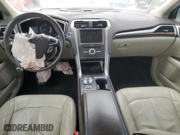2017 Ford Fusion Titanium with VIN 3FA6P0D94HR345757, listed as a Copart auction lot 48789625 with 83,239 mi miles and Salvage title. Bid and sale history available at DreamBid. Image 8.