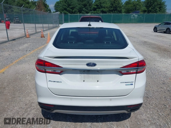 2018 Ford Fusion Titanium with VIN 3FA6P0D98JR134230, listed as a IAAI auction lot 42567084 with 107,459 mi miles and . Bid and sale history available at DreamBid. Image 16.