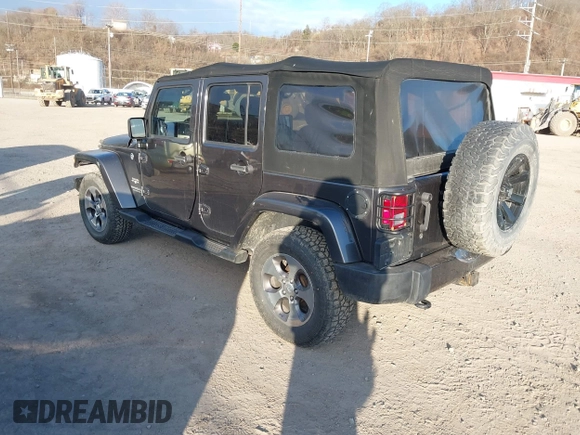 2017 Jeep Wrangler Unlimited Sahara with VIN 1C4BJWEG9HL507908, listed as a IAAI auction lot 41880209 with 99,773 mi miles. Bid and sale history available at carsss.com. Image 3.