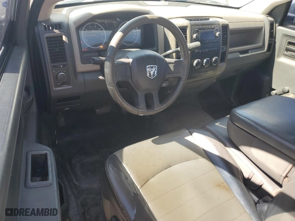 2010 Dodge Ram 1500 ST with VIN 3D7JB1EK4AG177040, listed as a Copart auction lot 72756394 with NaN miles and Salvage Title. Bid and sale history available at carsss.com. Image 8.